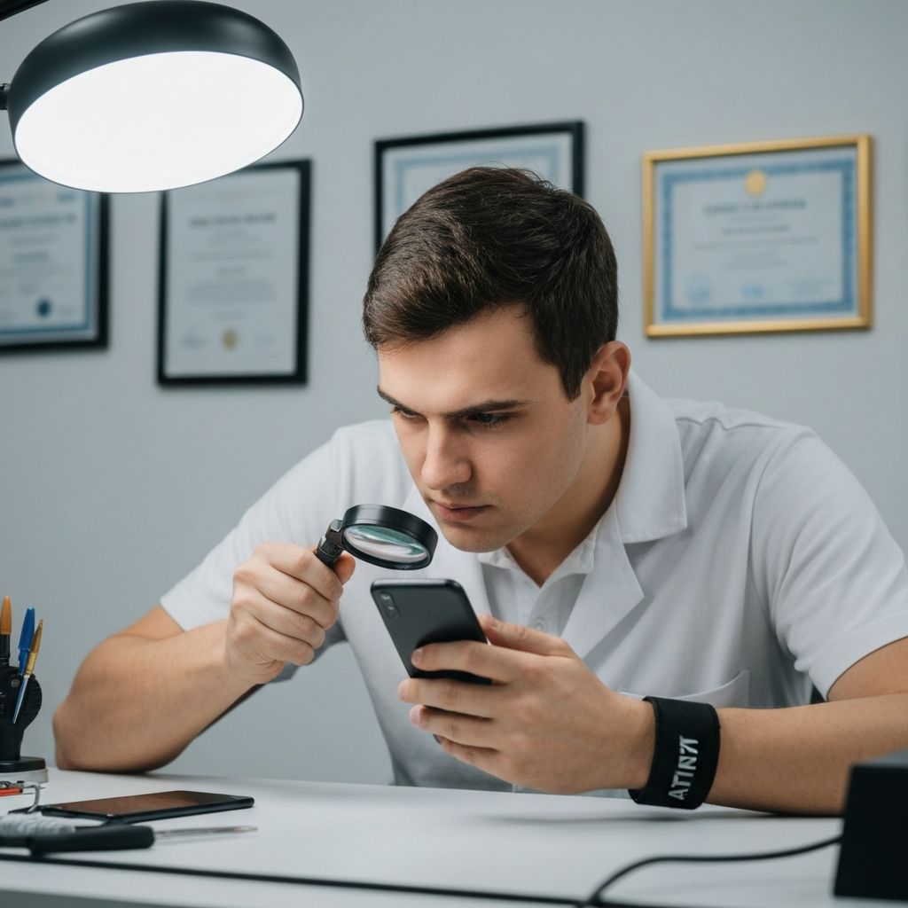 Certyfikowany technik specjalizujący się w odblokowaniu urządzeń mobilnych